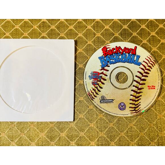 Backyard Baseball PC CD-Rom 1999, Humongous Computer Game Tested & Working - Picture 2 of 5